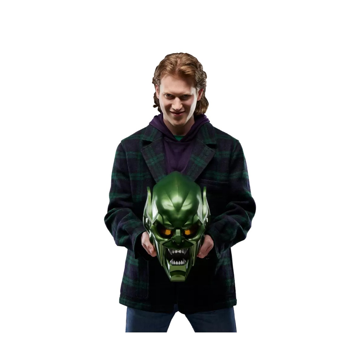Hasbro - Replica del Casco di Goblin Verde 1/1 - Casco delle Leggende Marvel