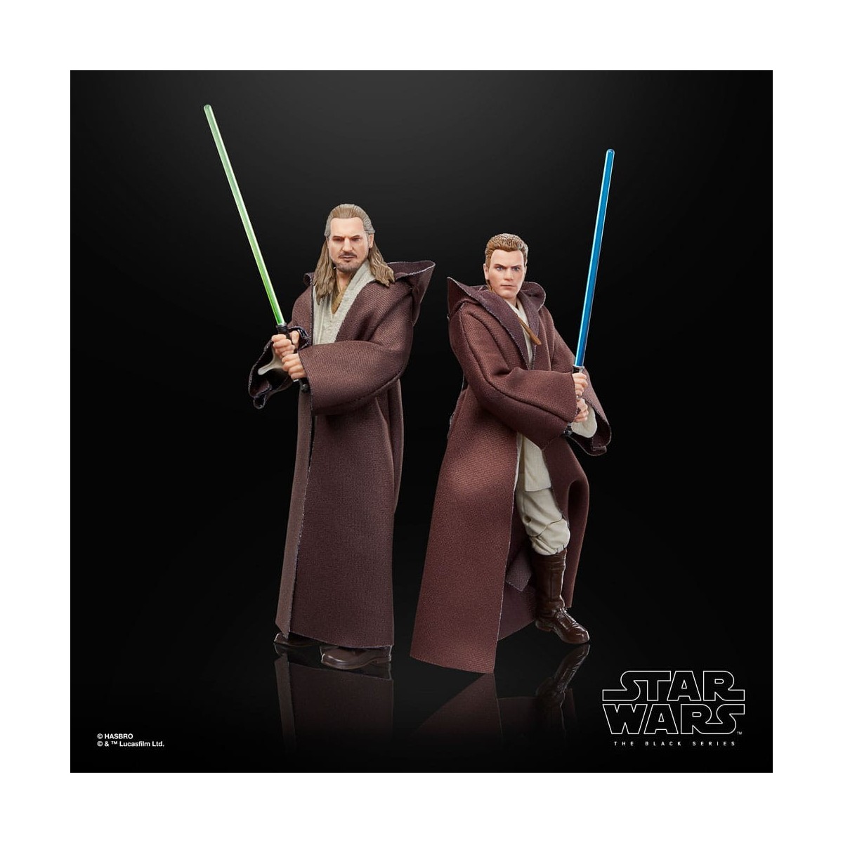 Star Wars Serie Nera - Confezione Qui-Gon Jinn, Darth Maul, Obi-Wan Kenobi Episodio I