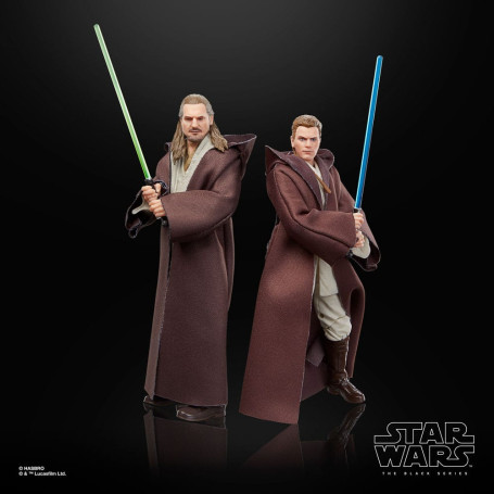Star Wars Serie Nera - Confezione Qui-Gon Jinn, Darth Maul, Obi-Wan Kenobi Episodio I