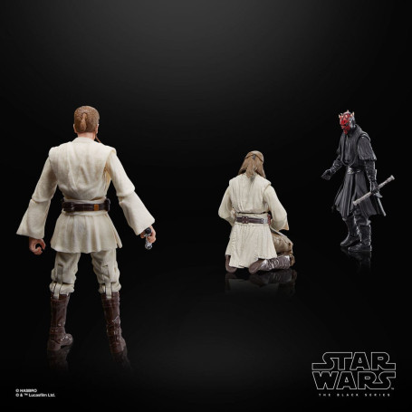 Star Wars Serie Nera - Confezione Qui-Gon Jinn, Darth Maul, Obi-Wan Kenobi Episodio I