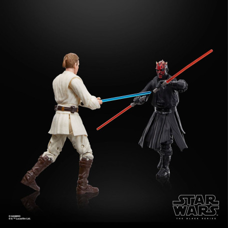 Star Wars Serie Nera - Confezione Qui-Gon Jinn, Darth Maul, Obi-Wan Kenobi Episodio I