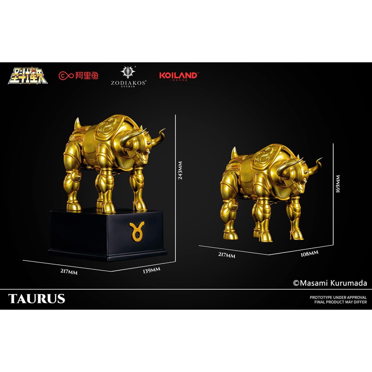 Zodiakos Studio - Tela Taurus - Totem del Toro 1/6 - Statua di Saint Seiya - Cavalieri dello Zodiaco
