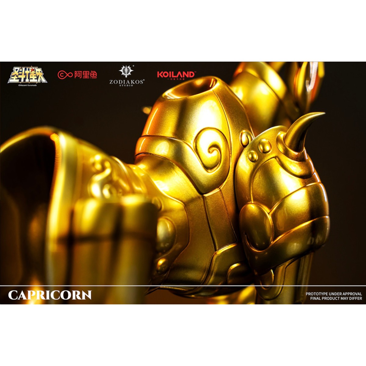 Zodiakos Studio - Tessuto del Capricorno - Totem del Capricorno 1/6 - Statua di Saint Seiya - Cavalieri dello Zodiaco