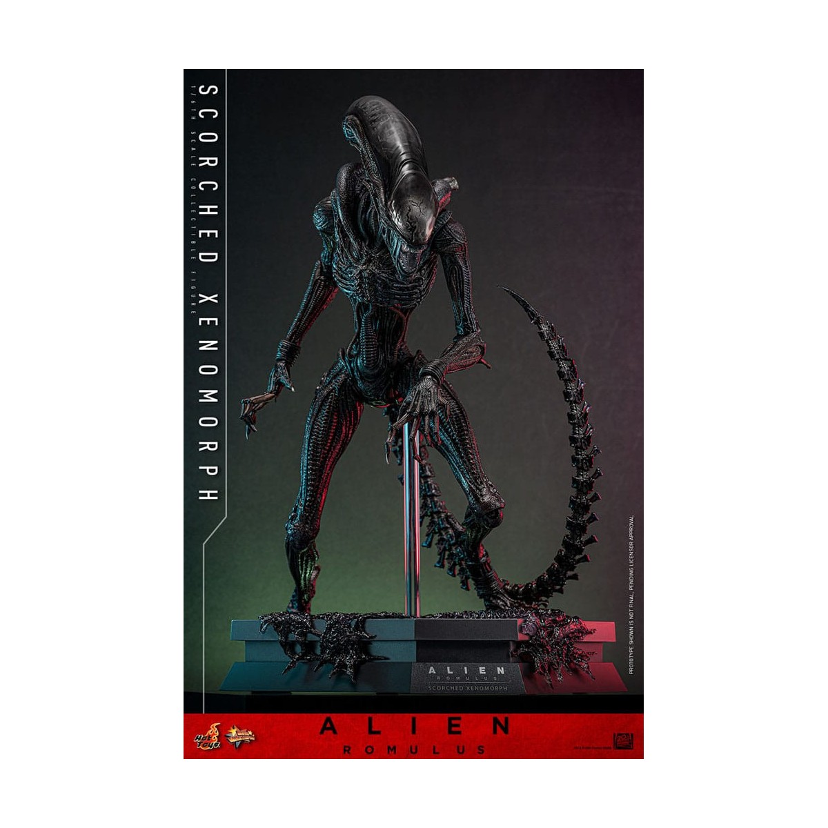 Hot Toys - Alien Romulus - Xenomorfo bruciato MMS 1/6