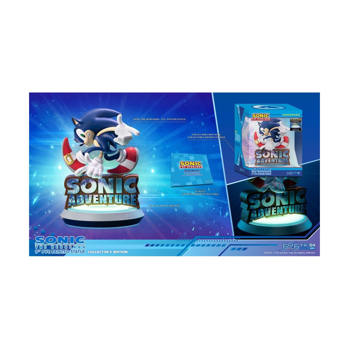Prime 4 figure - Edizione da collezione di Sonic the Hedgehog - Sonic Adventure