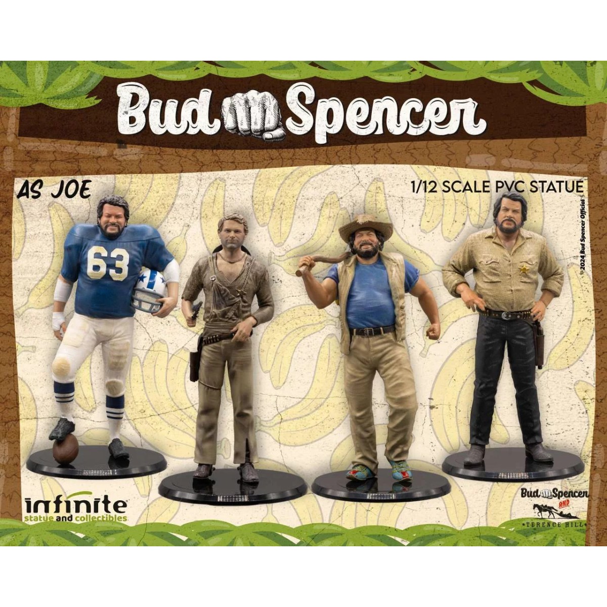 Infinite - Statua in pvc 1/12 di Bud Spencer come Joe - Banana Joe