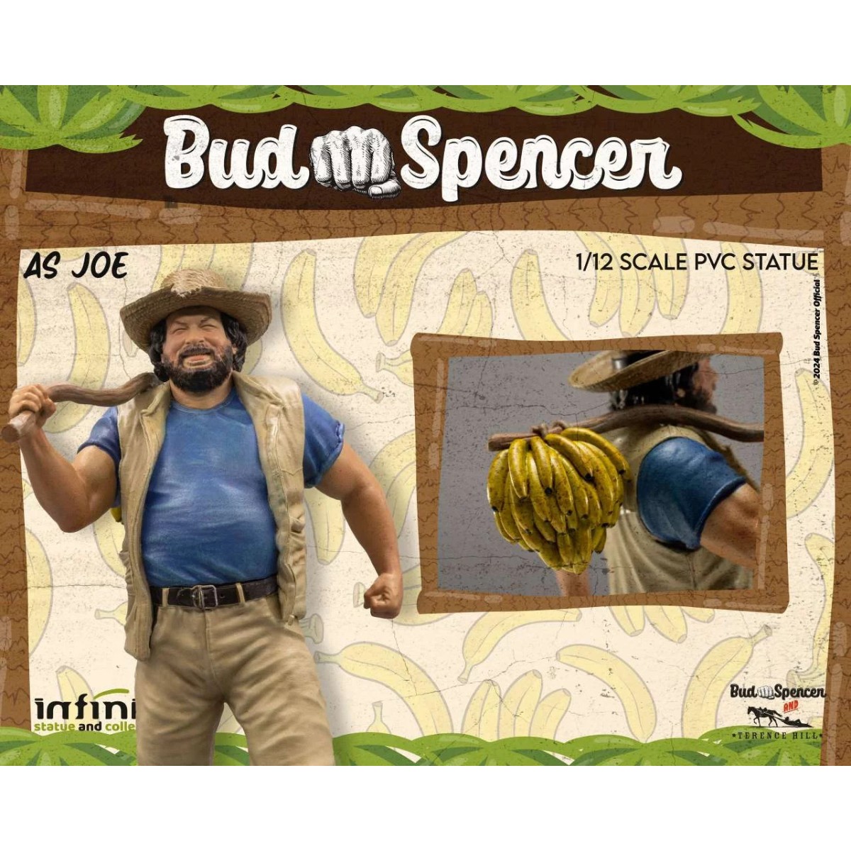 Infinite - Statua in pvc 1/12 di Bud Spencer come Joe - Banana Joe