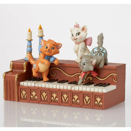 Enesco Disney Traditions By Jim Shore - Aristochats Piano Kittens - Gli Aristochats