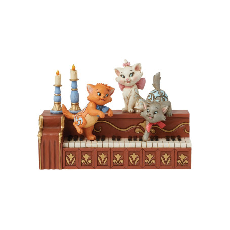 Enesco Disney Traditions By Jim Shore - Aristochats Piano Kittens - Gli Aristochats