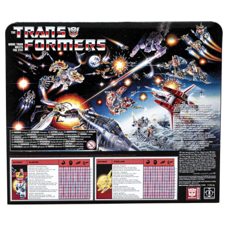 Hasbro - Transformers Retro 40° anniversario G1 - Autobot Blaster e Steeljaw