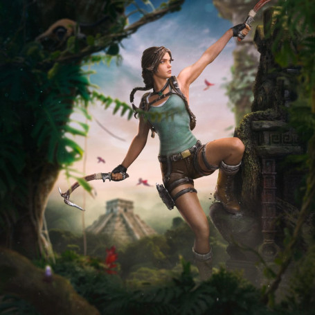 Iron Studios Tomb Raider - Lara Croft Deluxe Art Scala 1/10 - CCXP 2024