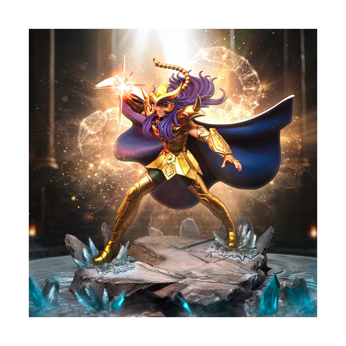Iron Studios - Saint Seiya - Scorpio Milo BDS Art Scala 1/10 - I Cavalieri dello Zodiaco Milo dello Scorpione