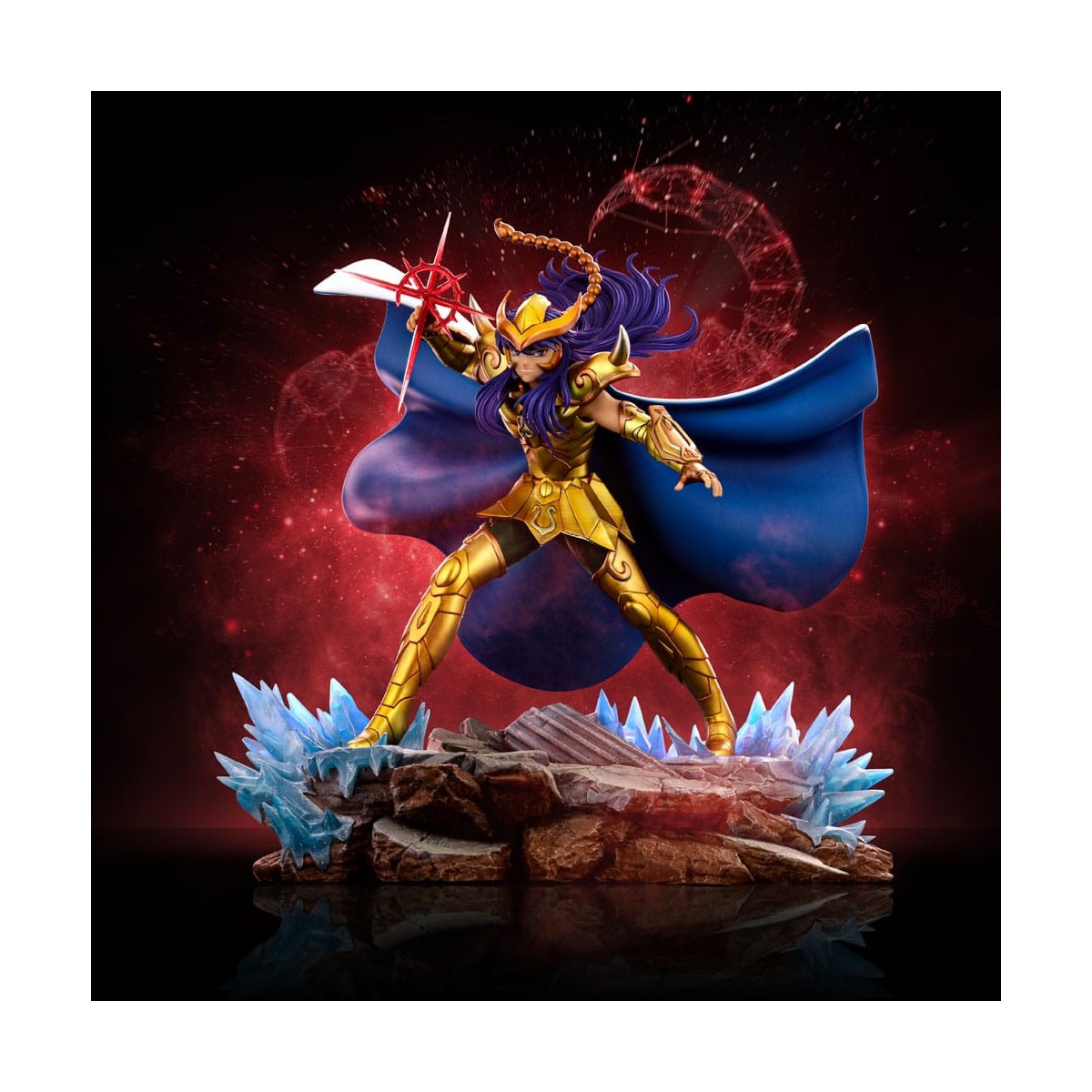Iron Studios - Saint Seiya - Scorpio Milo BDS Art Scala 1/10 - I Cavalieri dello Zodiaco Milo dello Scorpione