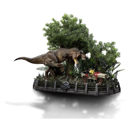 Studi di ferro - Jurassic Park Demi Art Scale La scena finale - 1/20