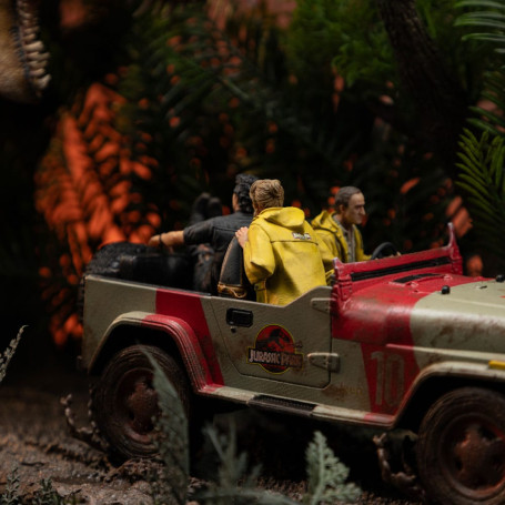 Studi di ferro - Jurassic Park Demi Art Scale La scena finale - 1/20
