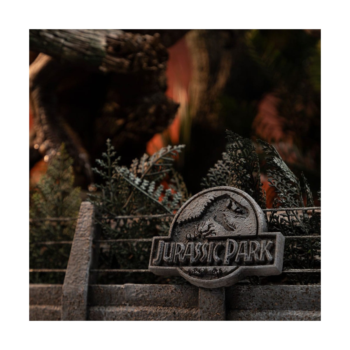 Studi di ferro - Jurassic Park Demi Art Scale La scena finale - 1/20