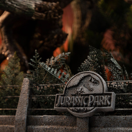 Studi di ferro - Jurassic Park Demi Art Scale La scena finale - 1/20