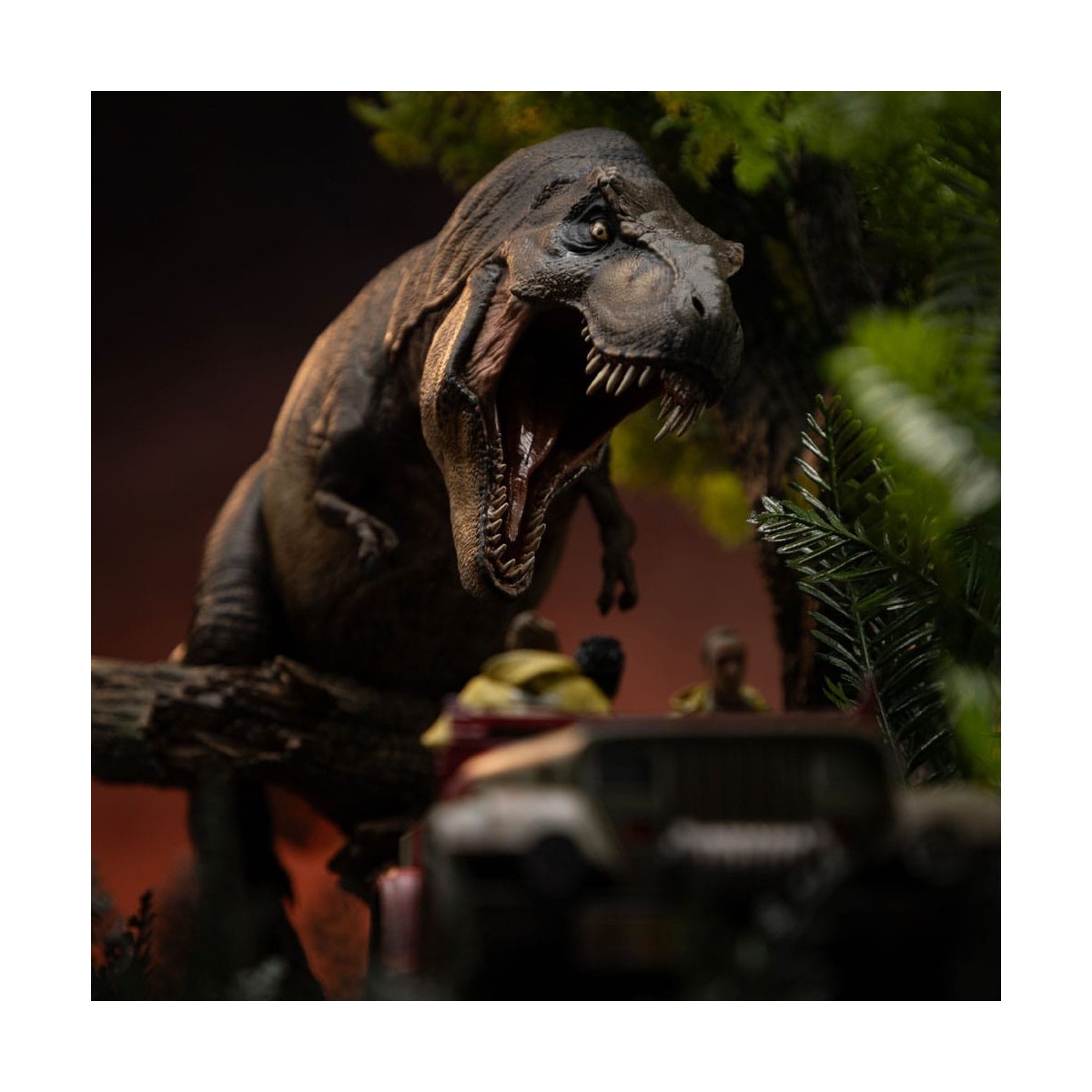 Studi di ferro - Jurassic Park Demi Art Scale La scena finale - 1/20