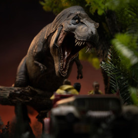 Studi di ferro - Jurassic Park Demi Art Scale La scena finale - 1/20