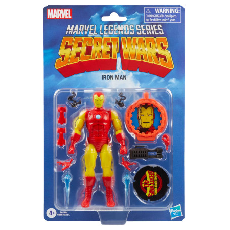 Hasbro Serie Leggende Marvel - Iron Man - Guerre Segrete