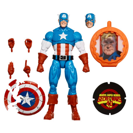 Hasbro Serie Leggende Marvel - Capitan America - Guerre Segrete