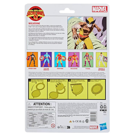 Hasbro Serie Leggende Marvel - Wolverine - Guerre Segrete