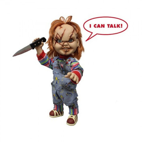 Mezco Figurine Mega Scale Chucky Damaged  - 38 cm