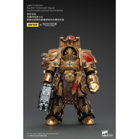 JoyToy Space Marines - Legio Custodes Aquilon Squadra Terminator - Aquilon con Lastrum Storm