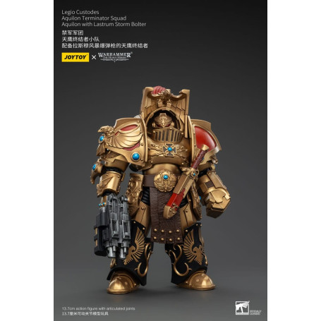 JoyToy Space Marines - Legio Custodes Aquilon Squadra Terminator - Aquilon con Lastrum Storm