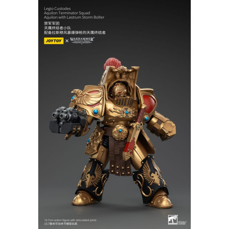 JoyToy Space Marines - Legio Custodes Aquilon Squadra Terminator - Aquilon con Lastrum Storm