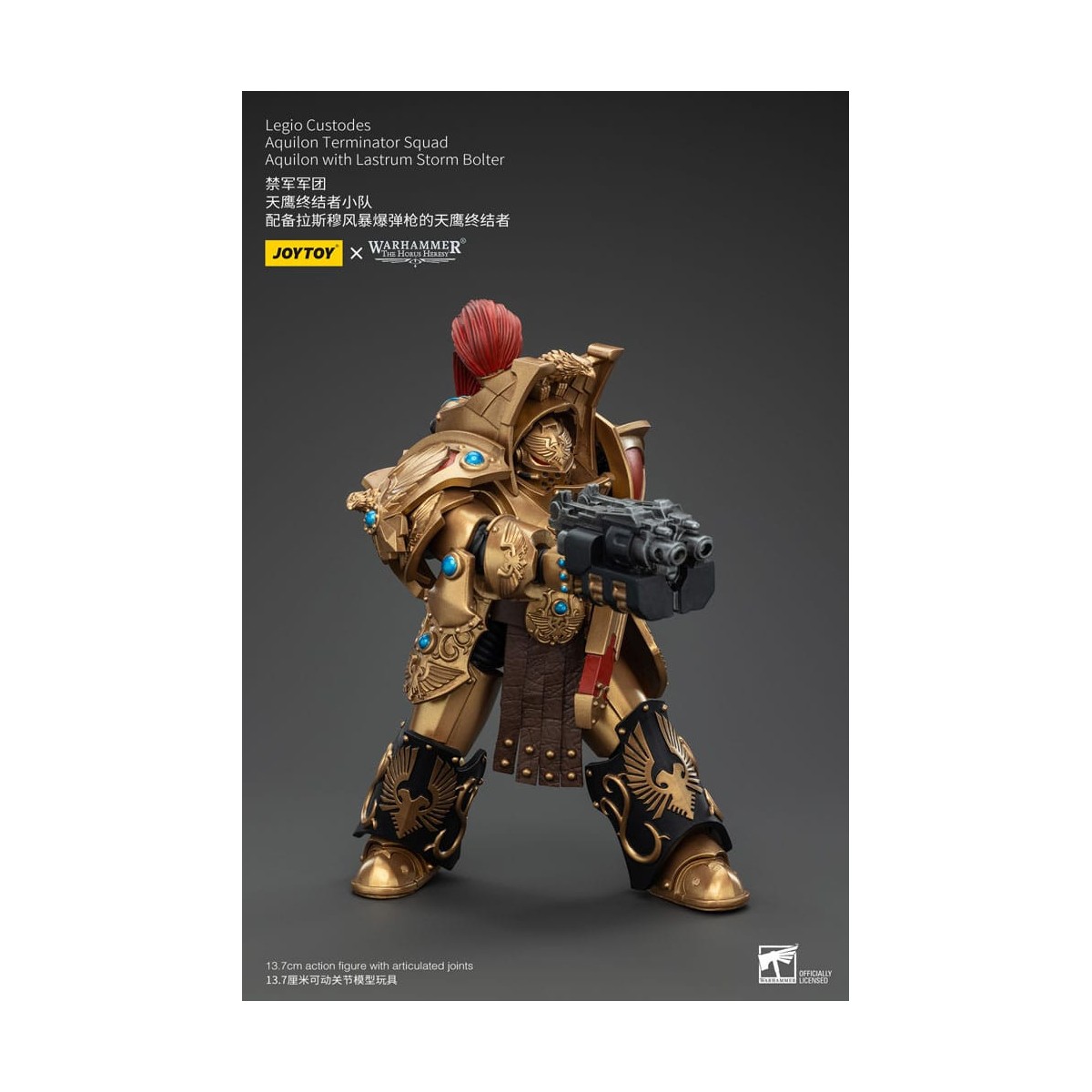 JoyToy Space Marines - Legio Custodes Aquilon Squadra Terminator - Aquilon con Lastrum Storm