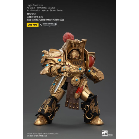 JoyToy Space Marines - Legio Custodes Aquilon Squadra Terminator - Aquilon con Lastrum Storm