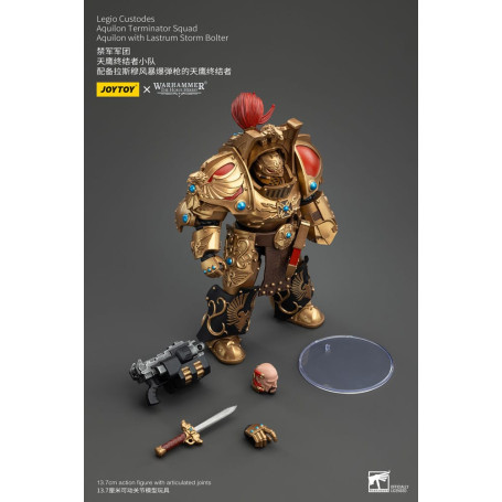 JoyToy Space Marines - Legio Custodes Aquilon Squadra Terminator - Aquilon con Lastrum Storm
