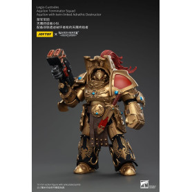 JoyToy Space Marines - Legio Custodes Aquilon Terminator Squad - Aquilon con Adrathic Destructor collegato a doppio filo