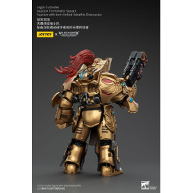 JoyToy Space Marines - Legio Custodes Aquilon Terminator Squad - Aquilon con Adrathic Destructor collegato a doppio filo