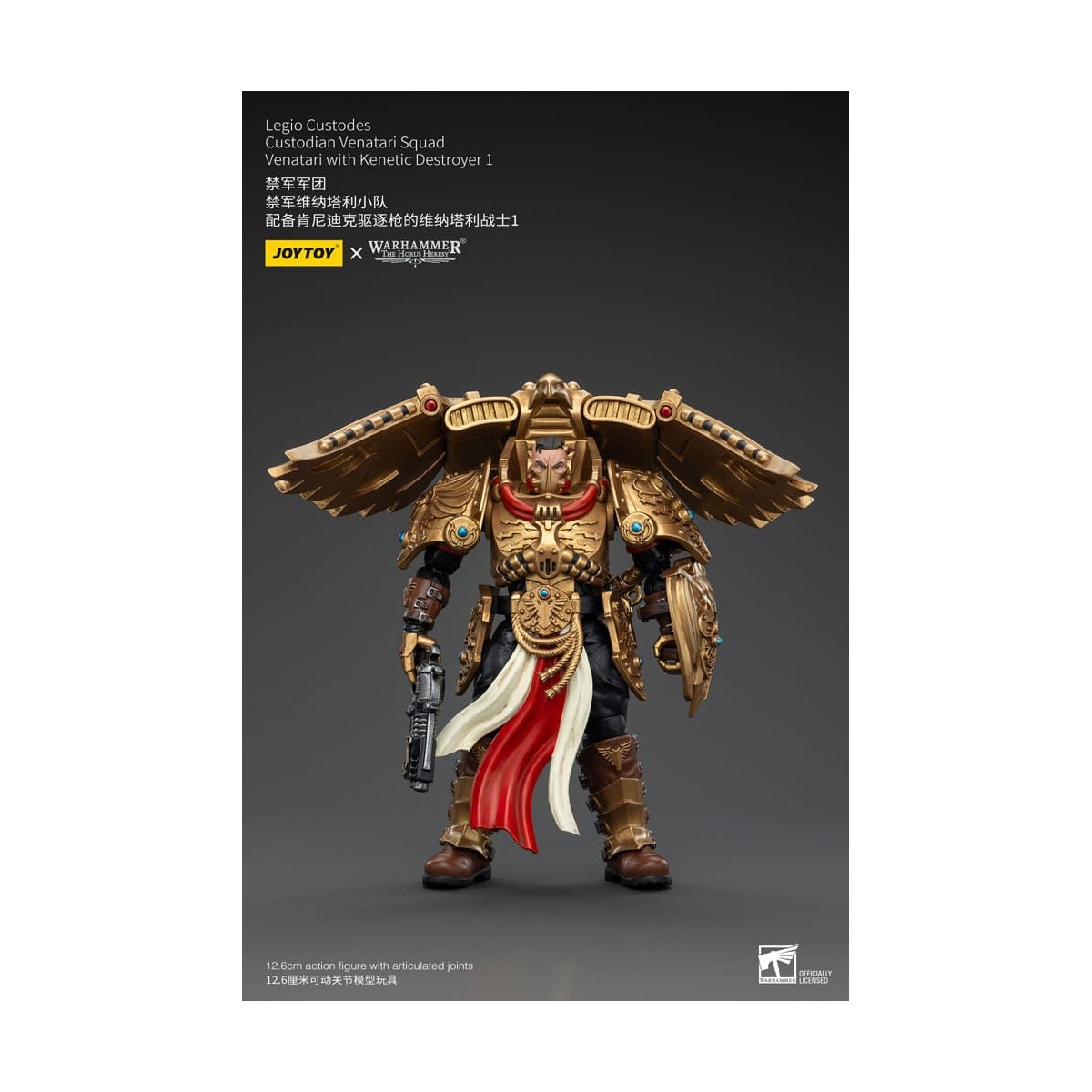 JoyToy Space Marines - Legio Custodes Custodian Venatari Squad - Venatari con cacciatorpediniere Kenetic