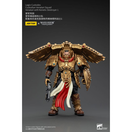 JoyToy Space Marines - Legio Custodes Custodian Venatari Squad - Venatari con cacciatorpediniere Kenetic
