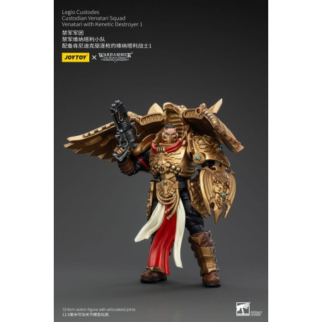 JoyToy Space Marines - Legio Custodes Custodian Venatari Squad - Venatari con cacciatorpediniere Kenetic