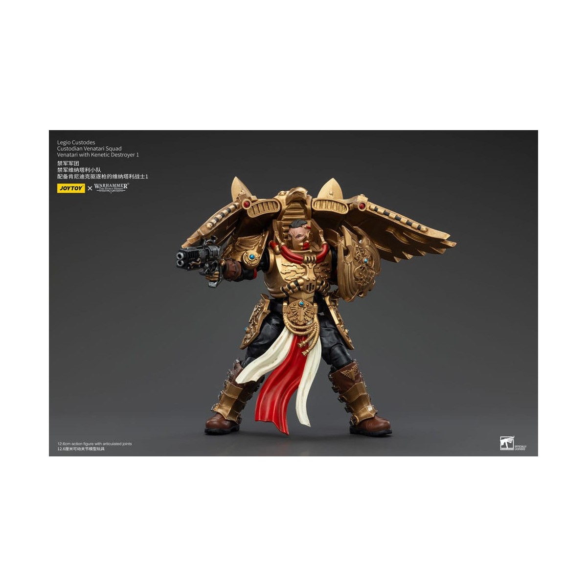 JoyToy Space Marines - Legio Custodes Custodian Venatari Squad - Venatari con cacciatorpediniere Kenetic