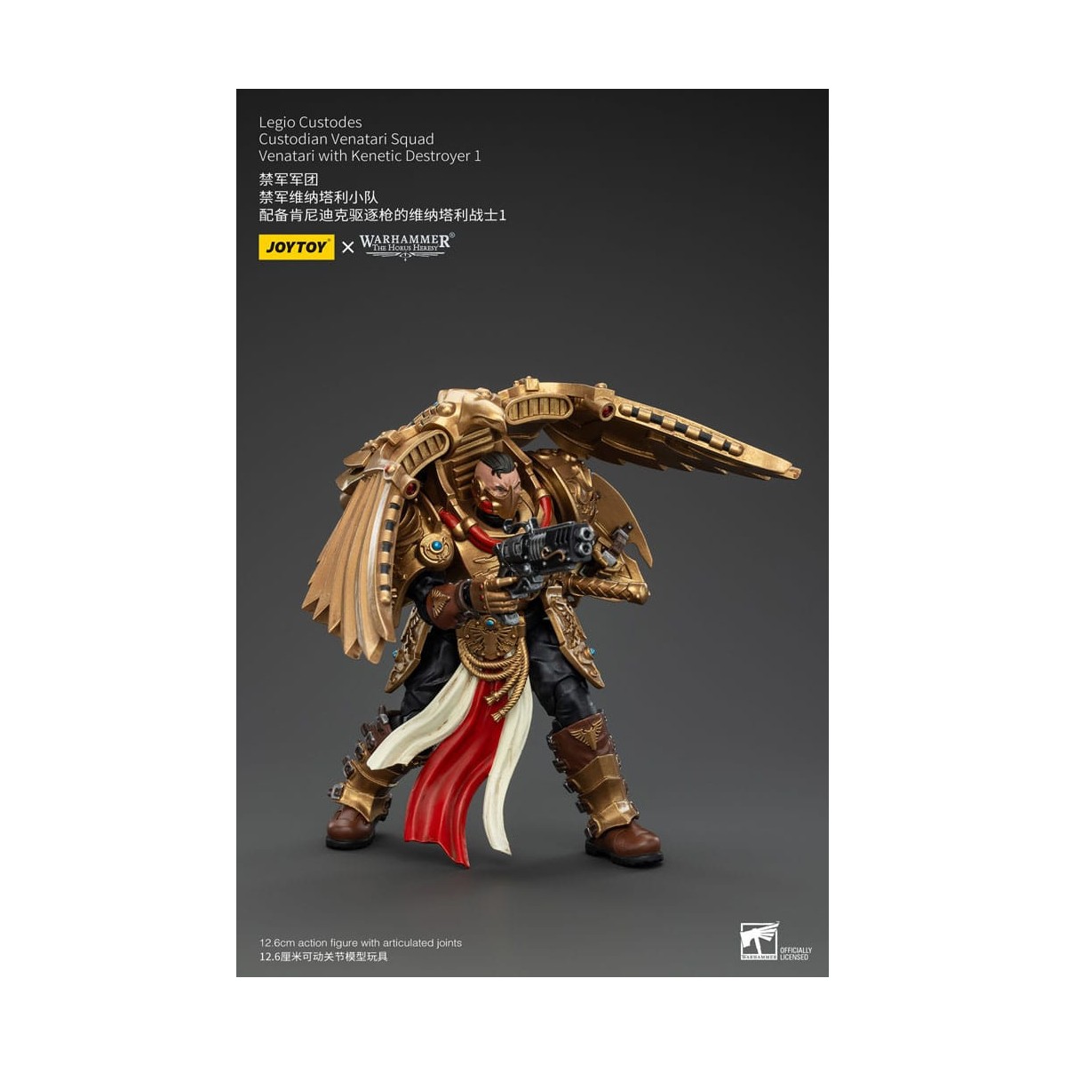 JoyToy Space Marines - Legio Custodes Custodian Venatari Squad - Venatari con cacciatorpediniere Kenetic