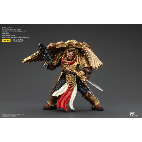 JoyToy Space Marines - Legio Custodes Custodian Venatari Squad - Venatari con cacciatorpediniere Kenetic