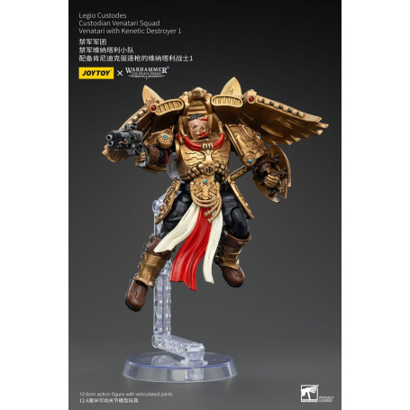 JoyToy Space Marines - Legio Custodes Custodian Venatari Squad - Venatari con cacciatorpediniere Kenetic