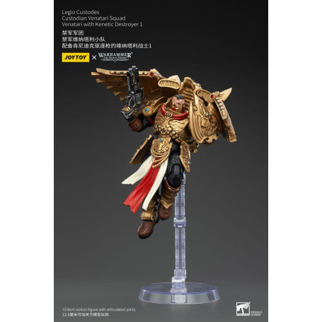 JoyToy Space Marines - Legio Custodes Custodian Venatari Squad - Venatari con cacciatorpediniere Kenetic