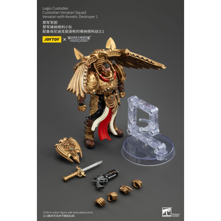 JoyToy Space Marines - Legio Custodes Custodian Venatari Squad - Venatari con cacciatorpediniere Kenetic