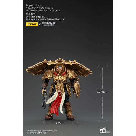 JoyToy Space Marines - Legio Custodes Custodian Venatari Squad - Venatari con cacciatorpediniere Kenetic