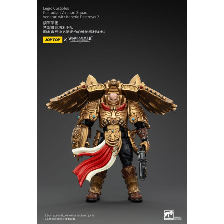 JoyToy Space Marines - Legio Custodes Custodian Venatari Squad - Venatari con Kenetic Destroyer 2