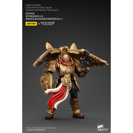 JoyToy Space Marines - Legio Custodes Custodian Venatari Squad - Venatari con Kenetic Destroyer 2