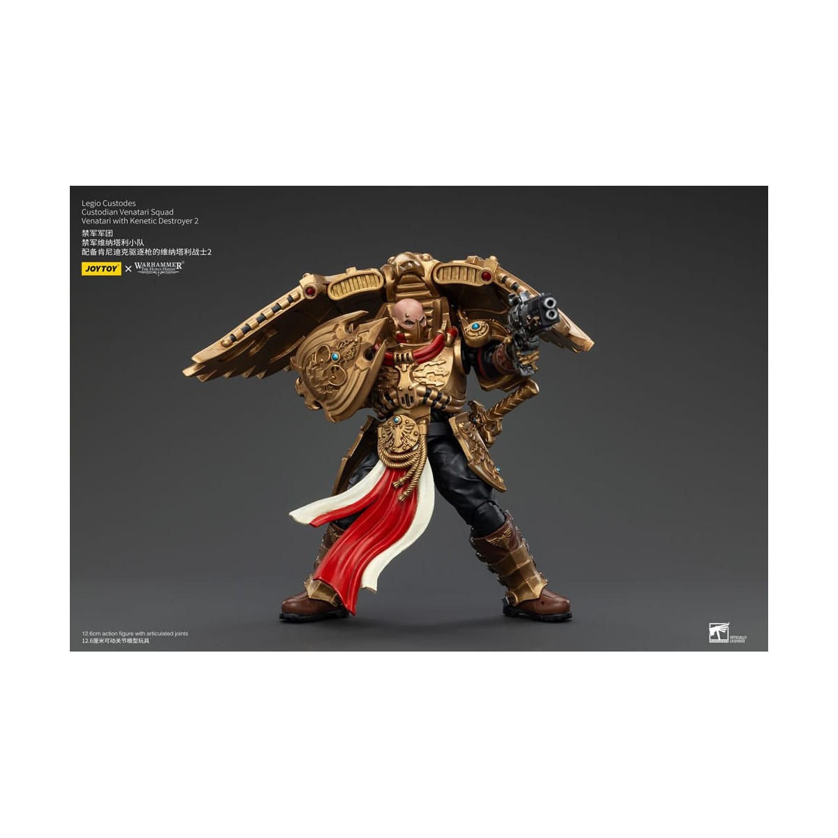 JoyToy Space Marines - Legio Custodes Custodian Venatari Squad - Venatari con Kenetic Destroyer 2