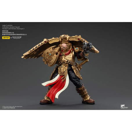 JoyToy Space Marines - Legio Custodes Custodian Venatari Squad - Venatari con Kenetic Destroyer 2