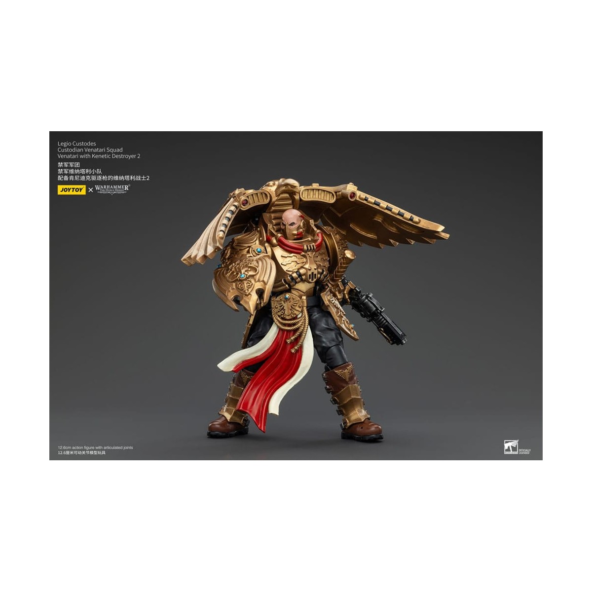 JoyToy Space Marines - Legio Custodes Custodian Venatari Squad - Venatari con Kenetic Destroyer 2